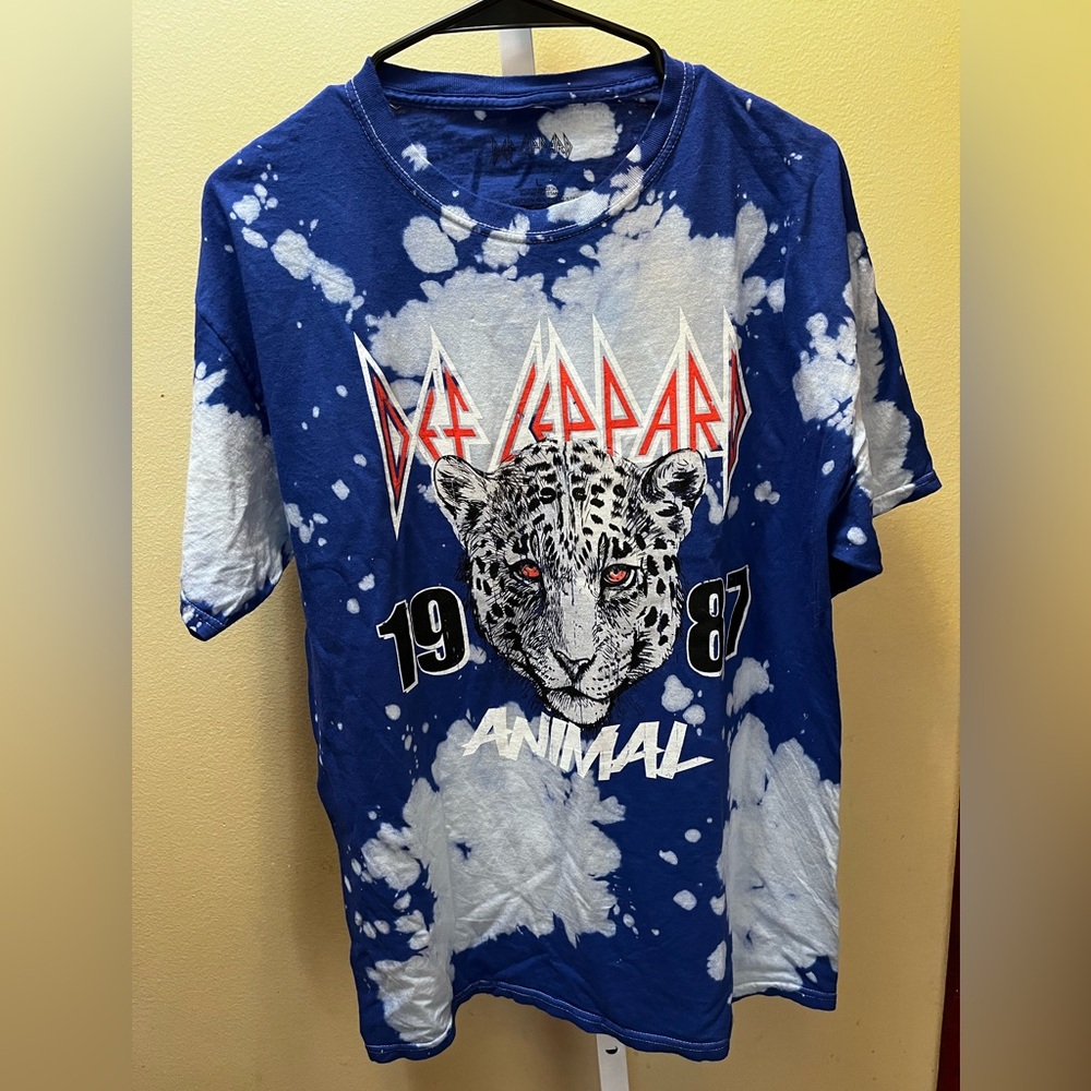 Def Leppard tie dyed shirt NEW